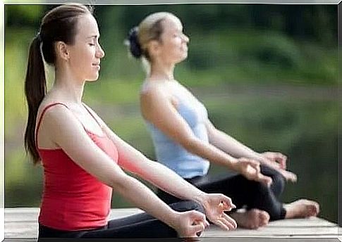 Girls who practice yoga