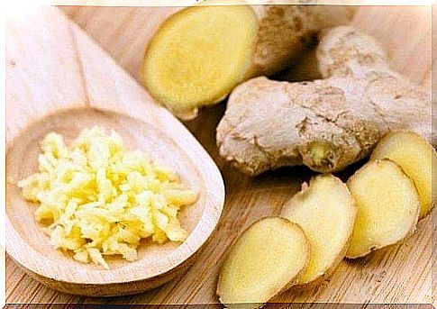 Ginger for ginger tea and turmeric for weight loss