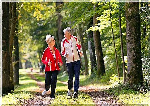 Walking to keep fit after 50 years