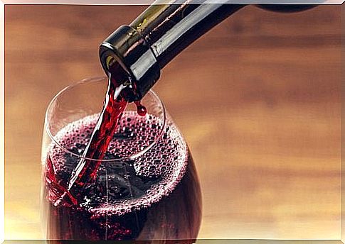 A glass of red wine to reduce the risk of cancer