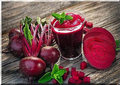 Negative calorie foods such as beets