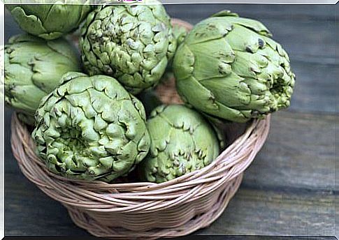 Negative calorie foods such as artichokes