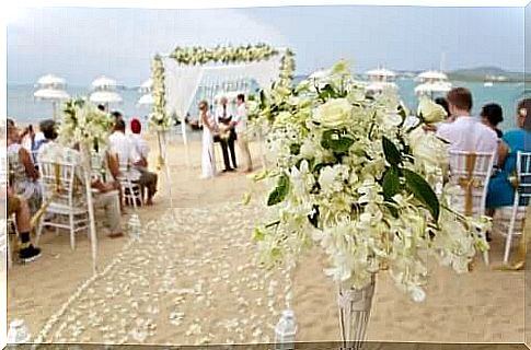 Quick organization of the beach wedding