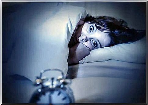 A woman who is afraid of sleep paralysis