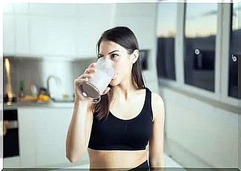 Woman who knows what to eat before training